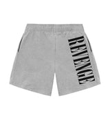 Revenge Nirvana Shorts Grey front view