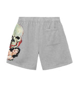 Revenge Paralysis Shorts Heather Grey back