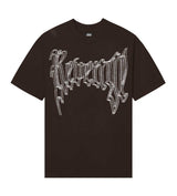 Revenge Paralysis Tee Chocolate Brown front view