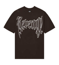 Revenge Paralysis Tee Chocolate Brown front view