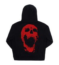 Revenge RED BONES HOODIE BLACK/RED