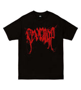 Revenge RED SMOKE TEE BLACK