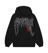 Revenge RED SPIDER HOODIE BLACK