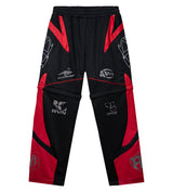 Revenge Racer Patch Convertible Pant Black/Red