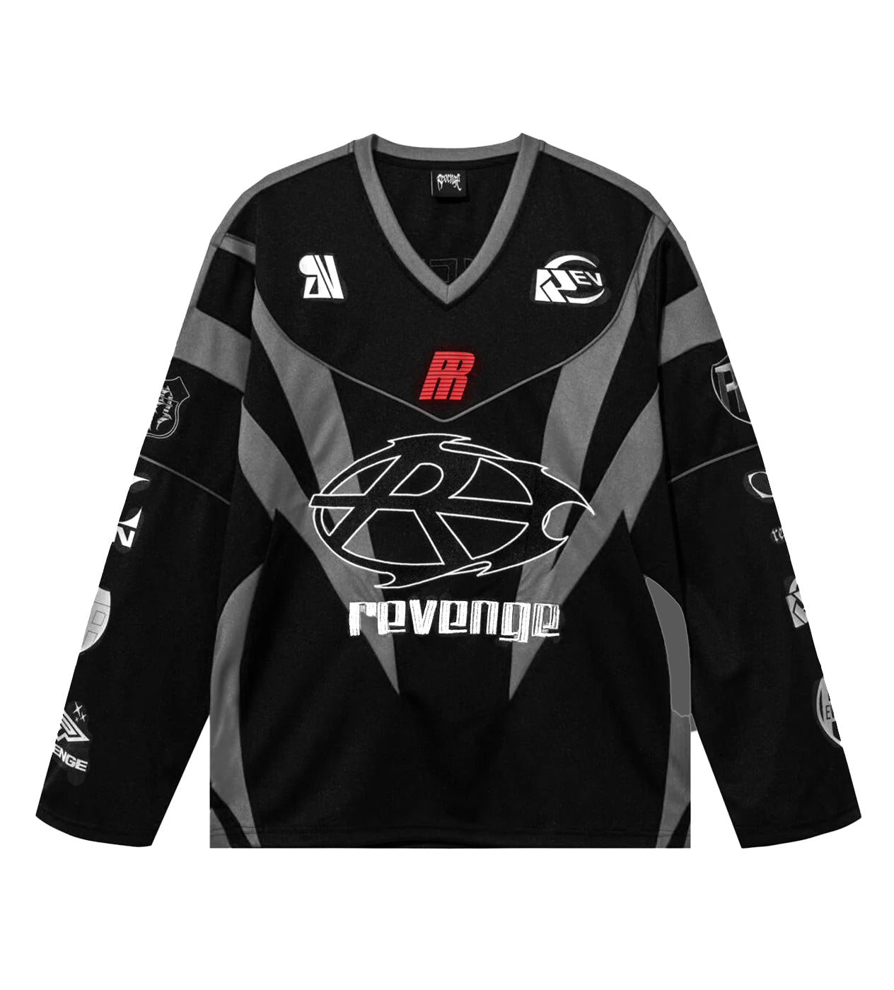 Revenge Racer Patch Jersey Black/Black