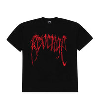 Revenge Red Bones Tee Black Front View