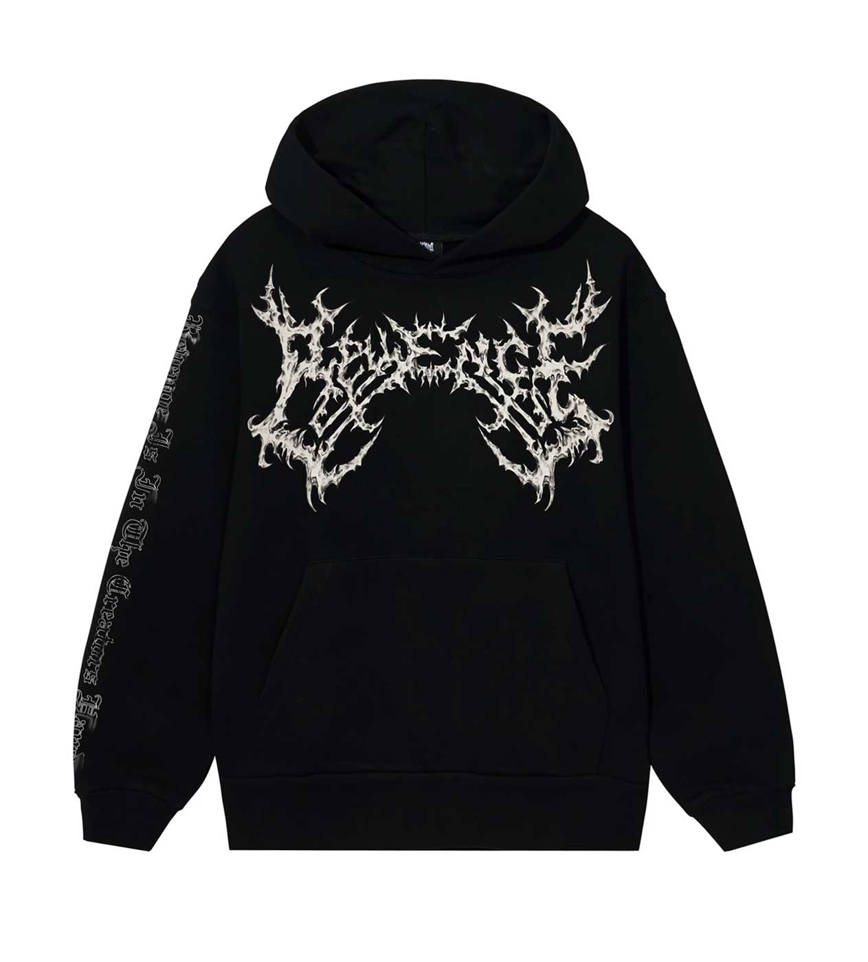 Revenge Relic Hoodie Black front view