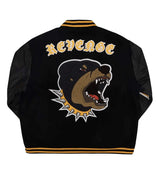 Revenge Rottweiler Varsity Jacket Black