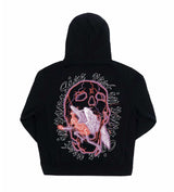 Revenge Skeleton Angel Hoodie Black Back View