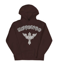 Revenge Skeleton Angel Hoodie Brown