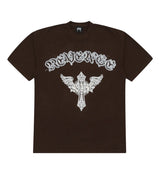 Revenge Skeleton Angel Tee Chocolate Brown