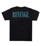 Revenge Sliver Tee Black back view