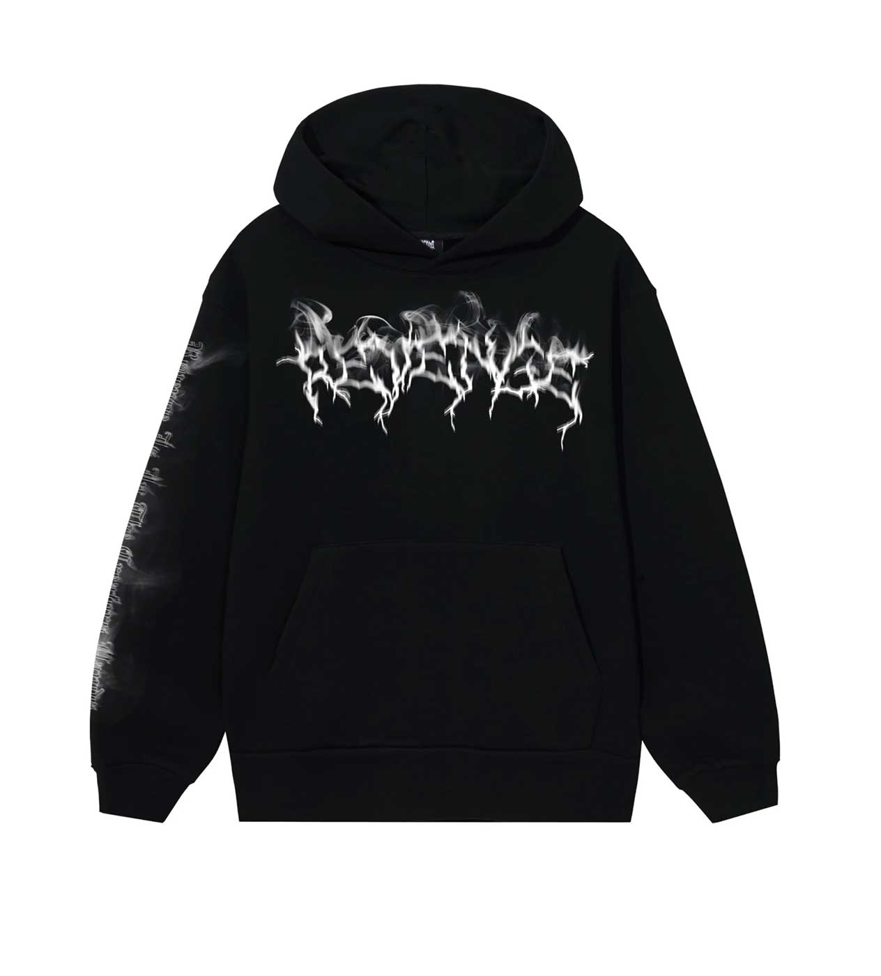 Revenge Smoke Lightning Hoodie Black