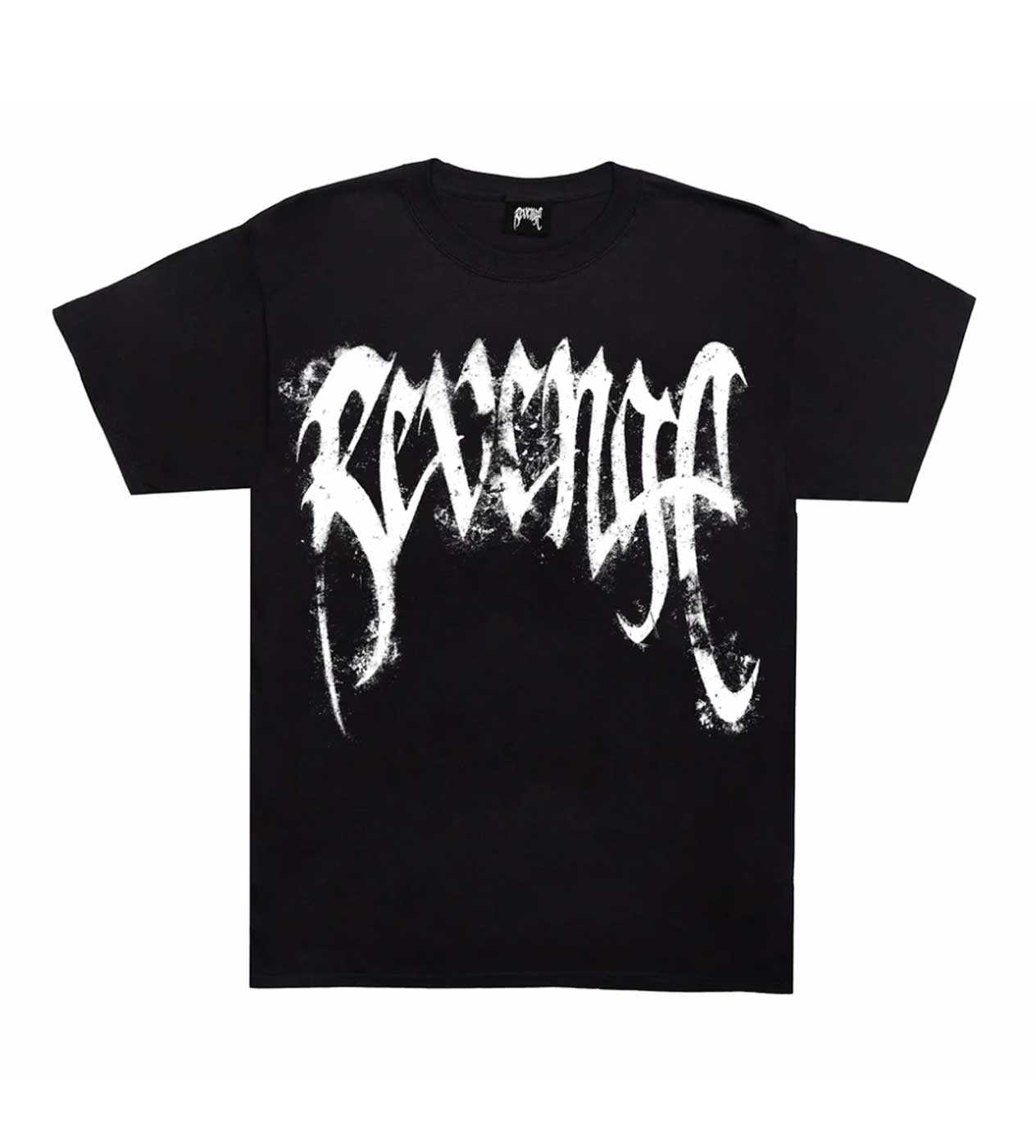 Revenge St Michale Tee Black Front View