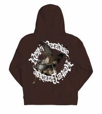 Revenge St. Michaels Hoodie Chocolate Brown Back View