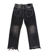 Revenge Thorn Denim Pant Black