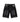 Revenge Thorn Denim Shorts Black front view