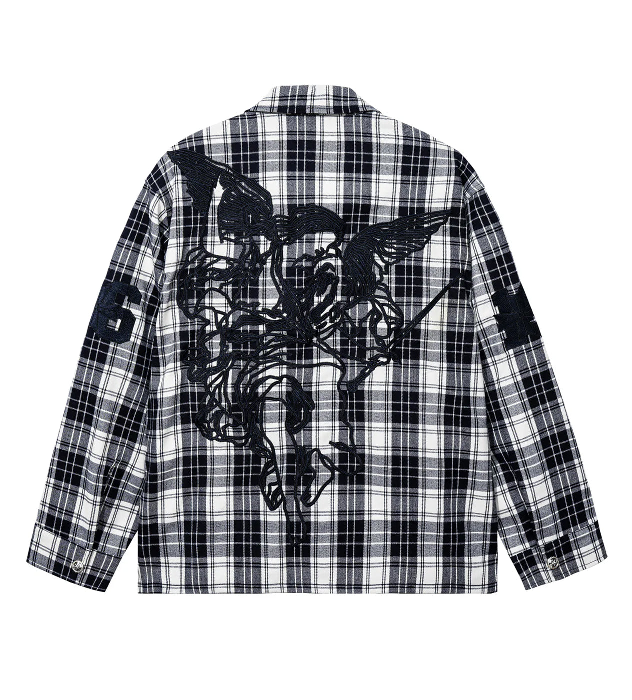 Revenge Valkyrie Embroidered Flannel Navy