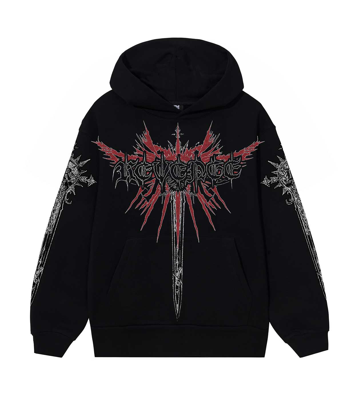 Revenge War Hoodie Black