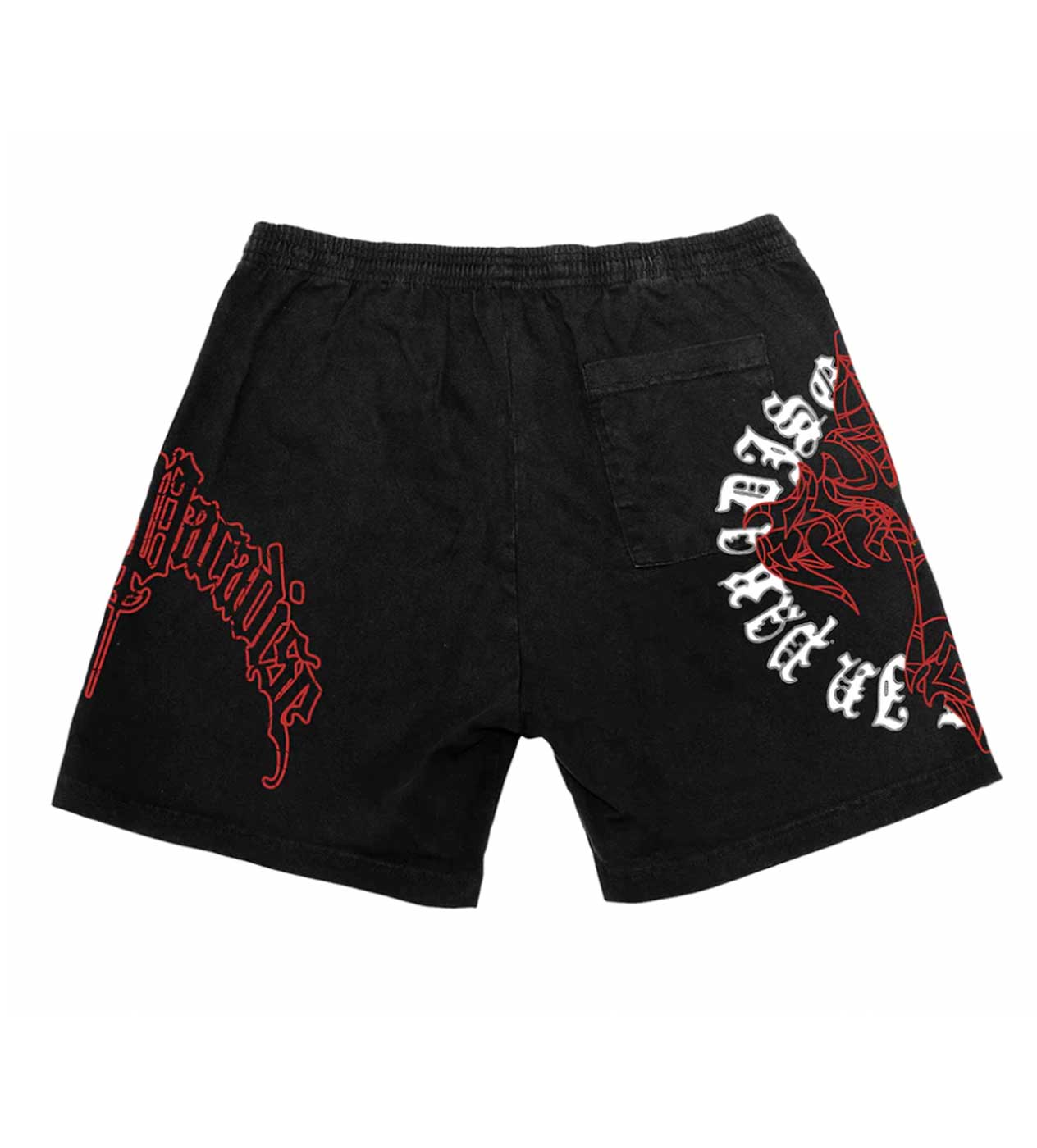 Revenge Web Cross Shorts Black | Restock AR