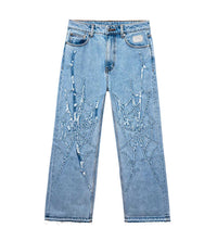 Revenge Web Denim Blue Jeans Front