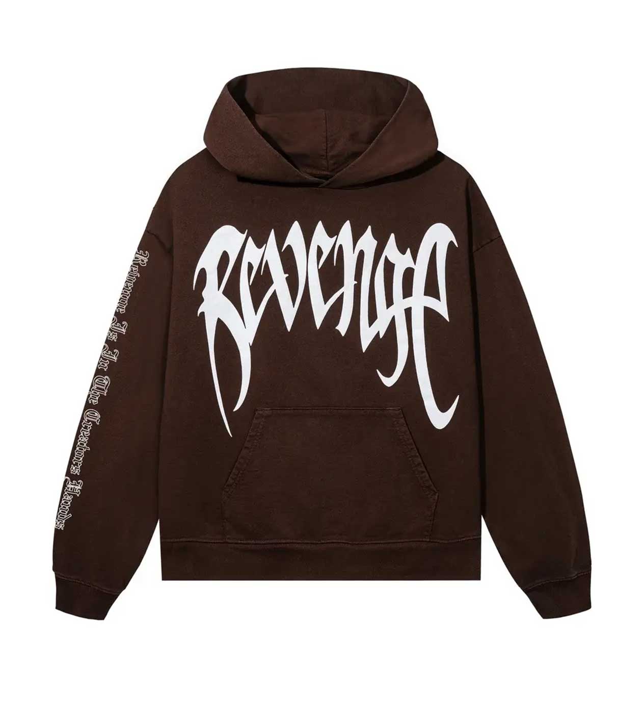 Revenge Xxxtentacion Heartbreak Hoodie Brown Front View