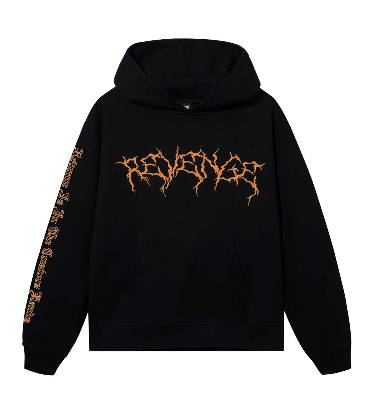 Revenge X Lightning Hoodie Black/Orange