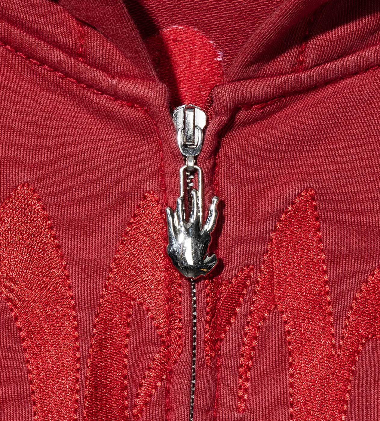 Revenge Xxxtentacion Kill Contrast Zip Up Hoodie Red