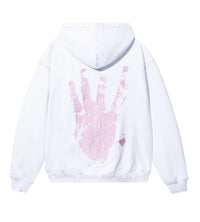 Revenge Xxxtentacion Kill Contrast Zip Up Hoodie White/Pink