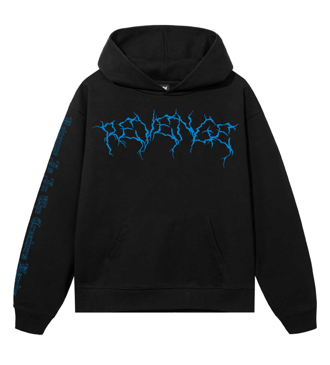 Revenge Xxxtentacion Lightning Hearbreak Hoodie Black/Blue