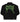 Revenge Green Embroidered Logo Denim Jacket Black back