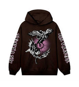 Revenge x G Herbo Angel Disciple Hoodie Brown Front View