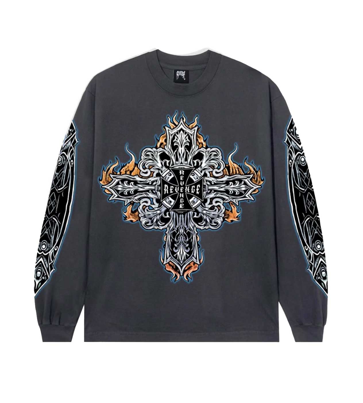 Revenge x G Herbo Ironcrest Long Sleeve Black Front View