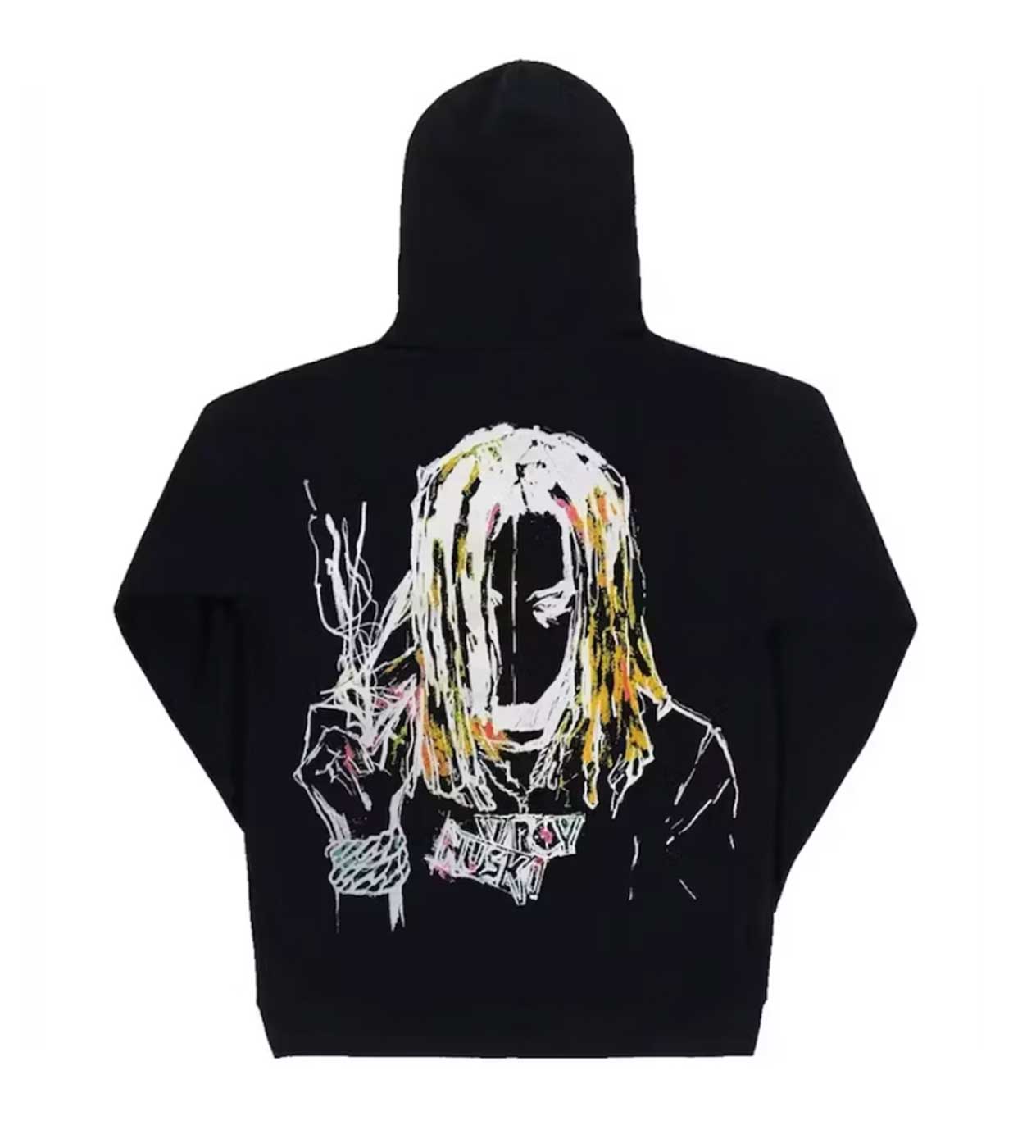 Revenge black best sale white hoodie