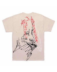 Revenge x Trippie Redd Smoking Arch Tee Cement