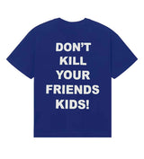 Revenge x XXXTentacion Don’t Kill Your Friends Kids Tee Navy back