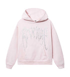 Revenge x Xxxtentacion Heartbreak Bejeweled Hoodie Baby Pink
