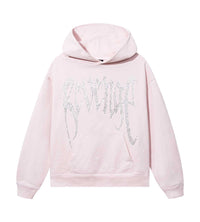 Revenge x Xxxtentacion Heartbreak Bejeweled Hoodie Baby Pink