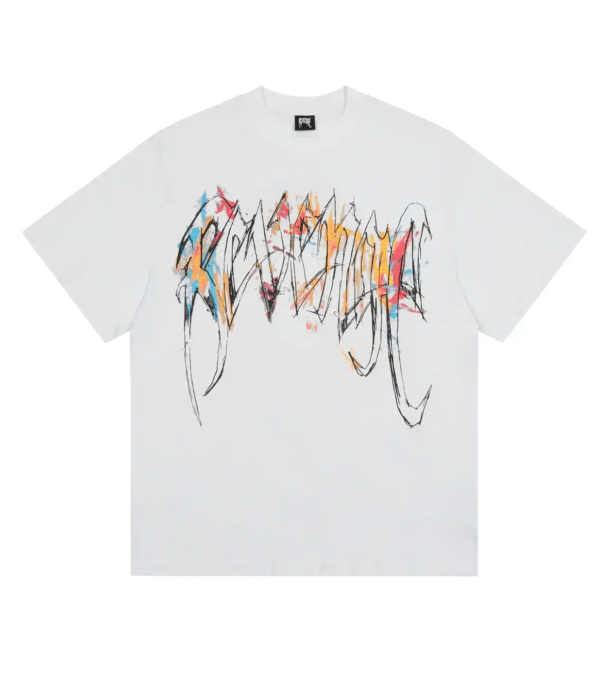 Revenge x Lil Durk Painting Tee White