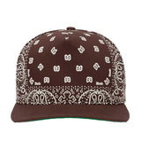 Rhude Bandana Canvas Hat Brown/White