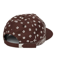 Rhude Bandana Canvas Hat Brown/White
