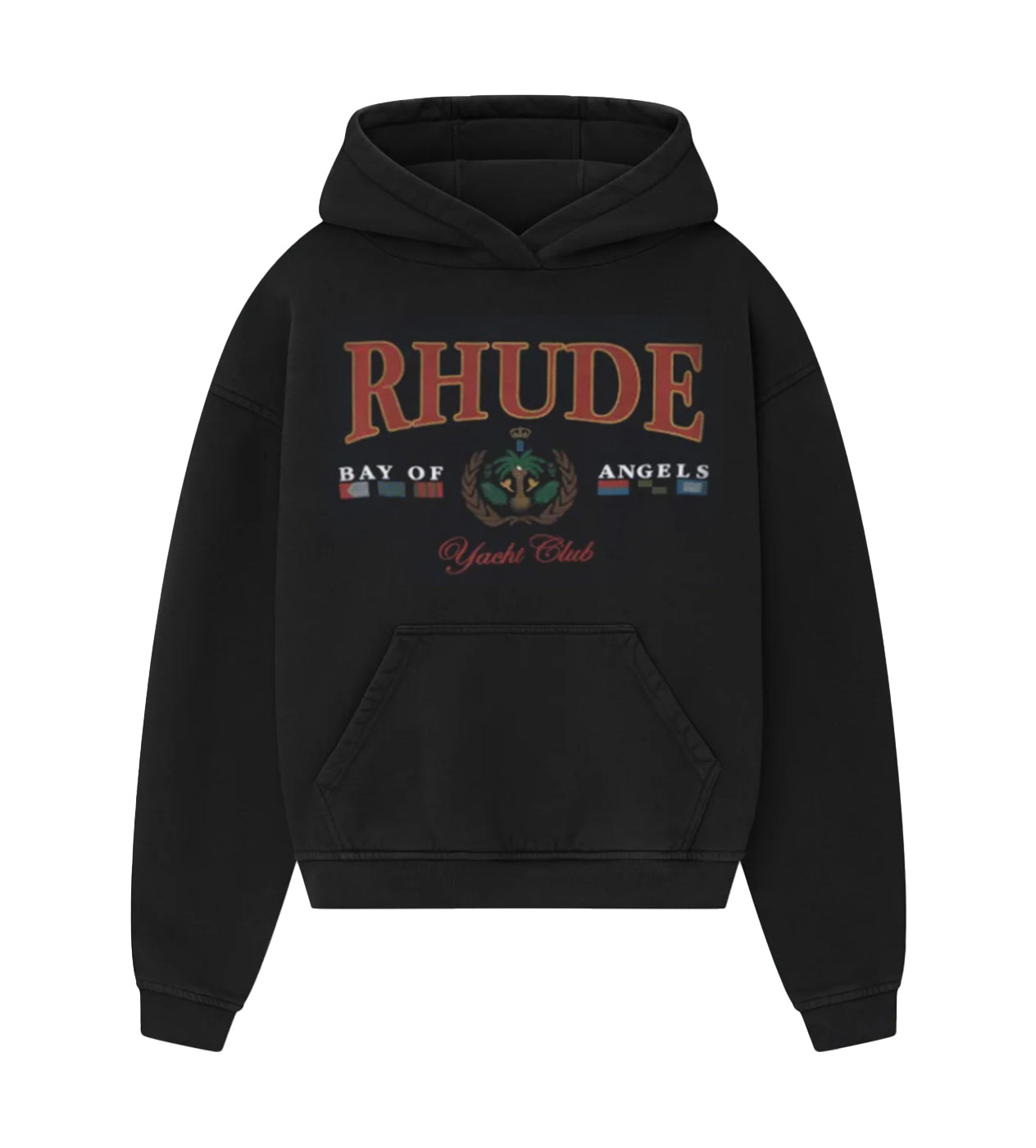 Rhude Bay of Angels Yacht Hoodie Black