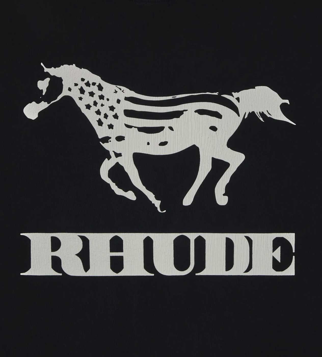 Rhude Dinero Tee Black/White