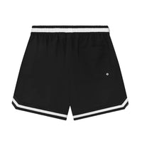 Rhude Logo Basketball Swim Shorts Black/White/Blue