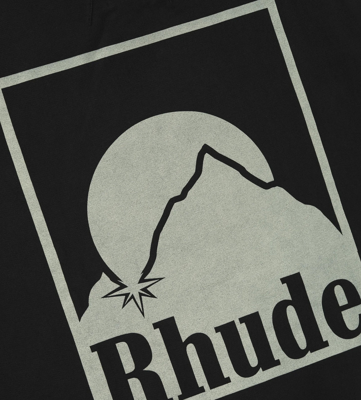 Rhude Moonlight Badge Hoodie Black