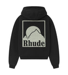 Rhude Moonlight Badge Hoodie Black