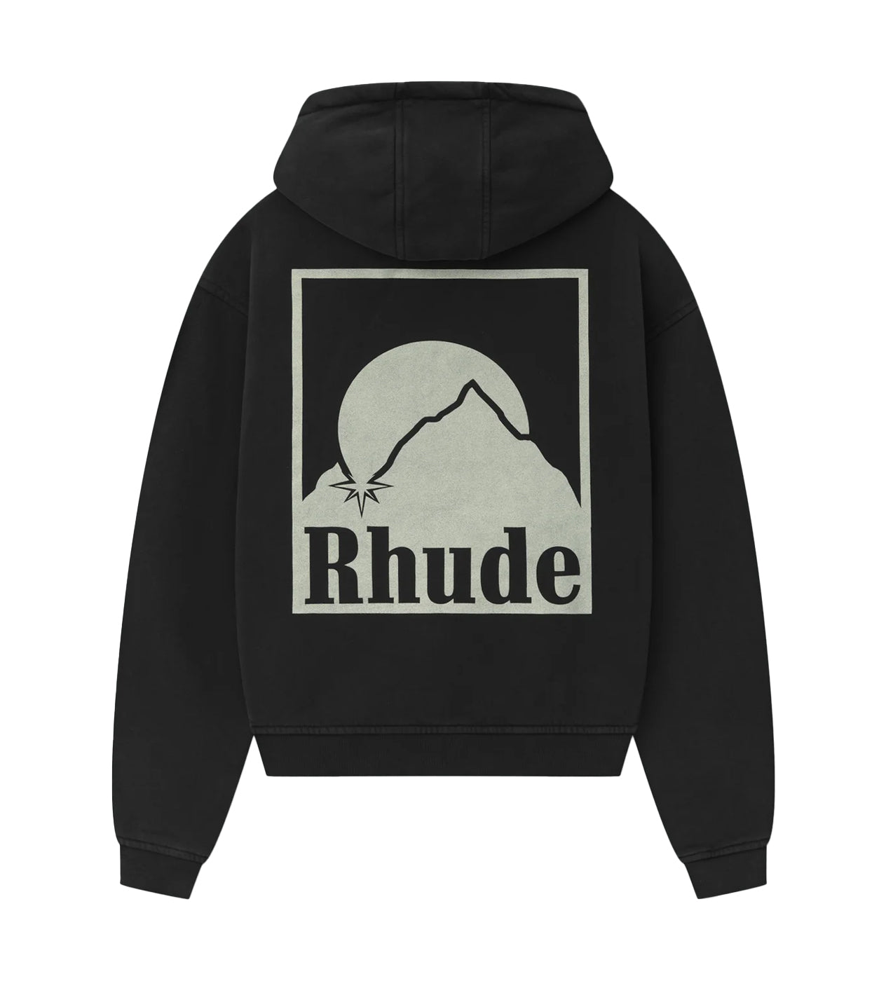 Rhude Moonlight Badge Hoodie Black