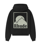Rhude Moonlight Badge Hoodie Black