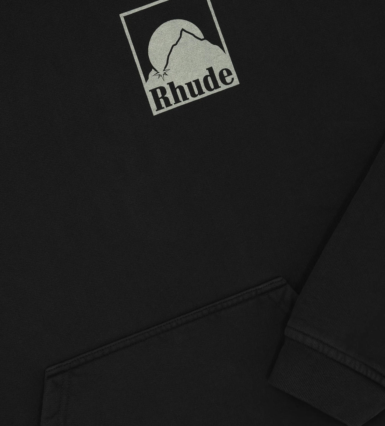 Rhude Moonlight Badge Hoodie Black