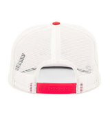 Rhude Patch Trucker Hat Off-White/Red